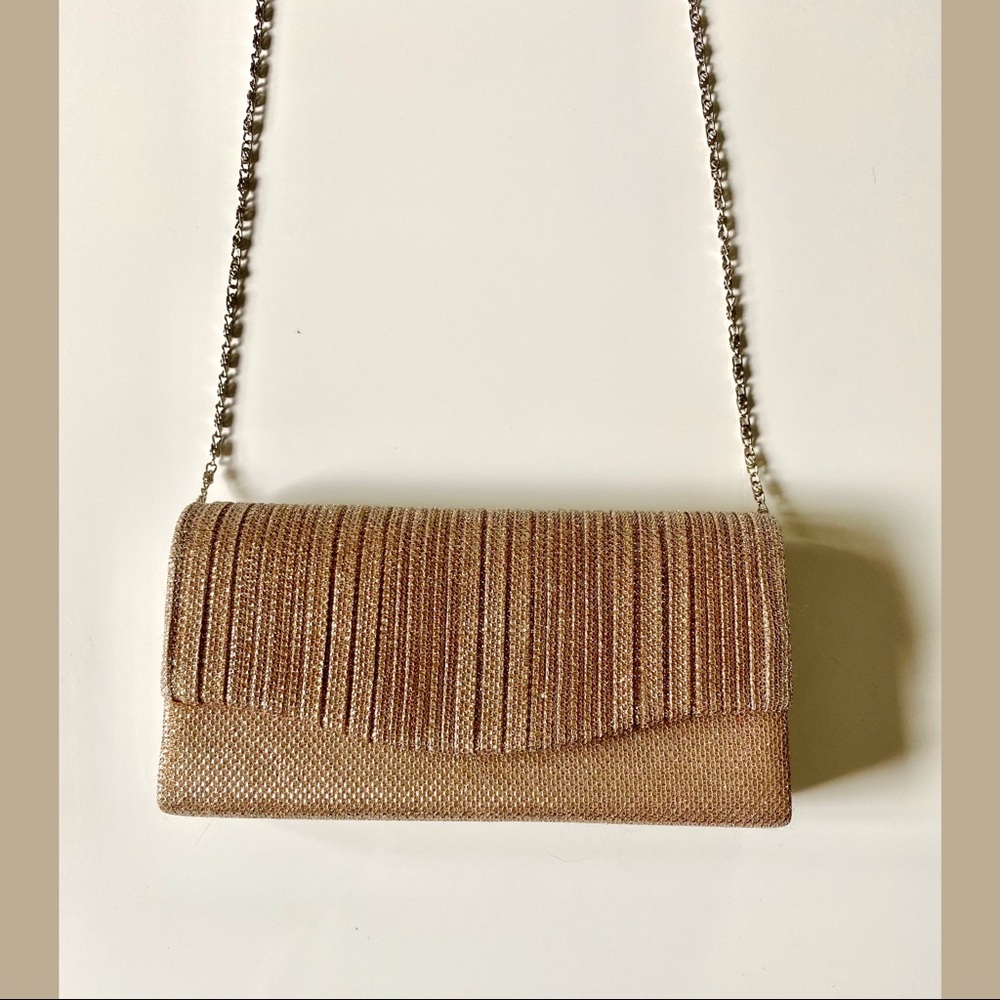 NWOT Gold clutch